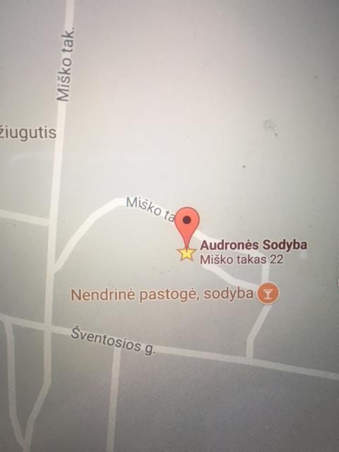 Audrones Sodyba Šventoji Exteriér fotografie